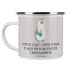 Mr. & Mrs. Panda Camping Enamel Mug “Stepmother Expert” – Gift, Wild Hearts, Love view 1