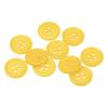 sourcing map Resin Sewing Buttons, Round, Flat, 4-Hole, for Clothing and Crafts, Yellow, 28 l, 10 pcs view 1