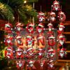 Christmas Letter Ornaments, Red Acrylic Tree Decorations view 2