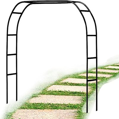 Metal Garden Arch Trellis, 1.2 × 3.5 m, Weather-Resistant Rose Arch