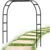 Metal Garden Arch Trellis, 1.2 × 3.5 m, Weather-Resistant Rose Arch view 1