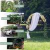 Metal Garden Arch Trellis, 1.2 × 3.5 m, Weather-Resistant Rose Arch view 2