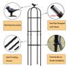 Garden Obelisk Trellis, Metal Plant Support for Climbing Plants view 2