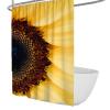 SHUODAOCO Yellow Sunflower Fabric Shower Curtain, 200 W x 200 L cm view 1