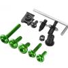 HZBHD Motorcycle Fairing Bolt and Nut Set for Kawasaki ZX6R–ZX14R, Versys 650, Black view 2