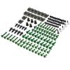HZBHD Motorcycle Fairing Bolt and Nut Set for Kawasaki ZX6R–ZX14R, Versys 650, Black view 3