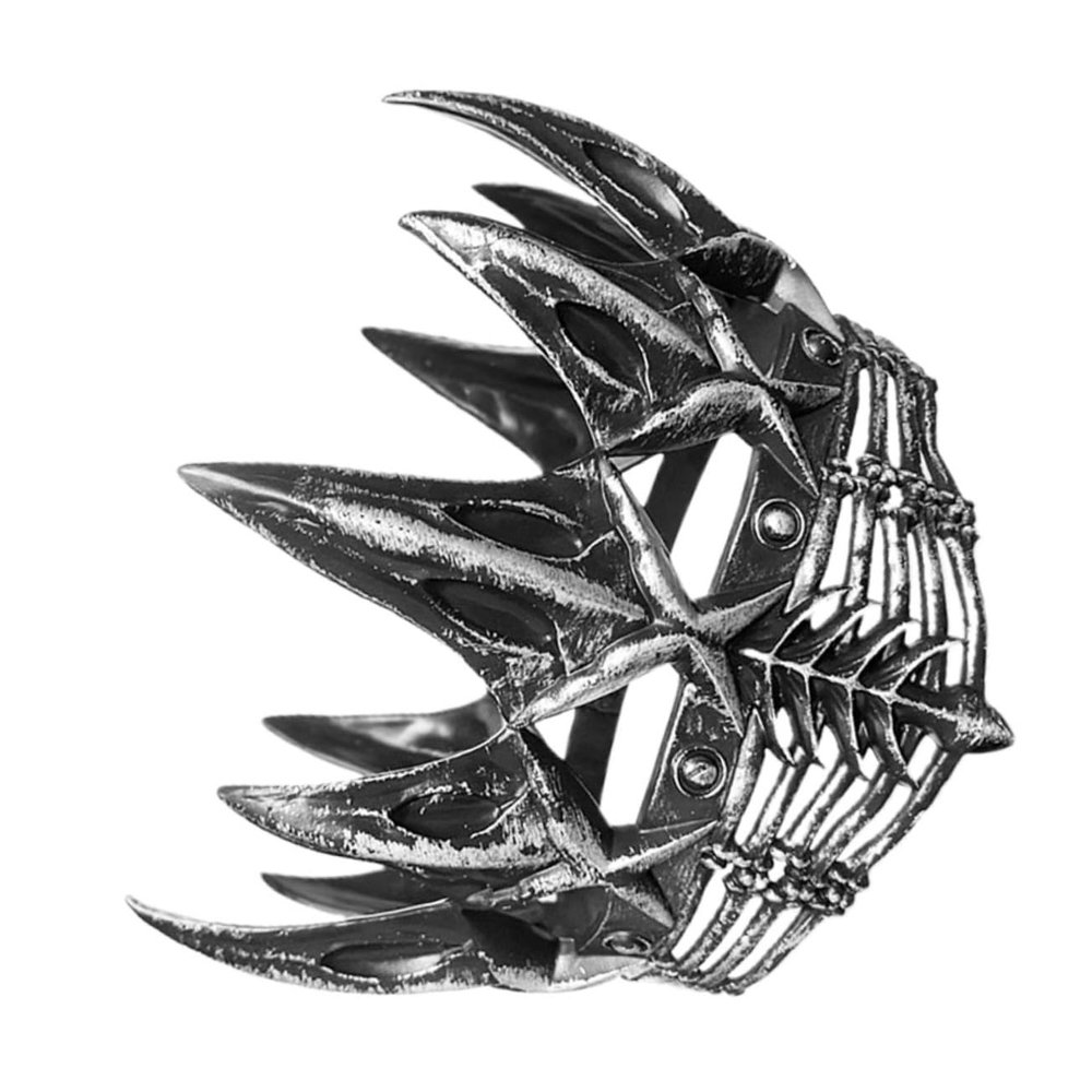 Gothic Silver Crown, Halloween Party, Cosplay Party Crown for Stage