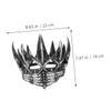 Gothic Silver Crown, Halloween Party, Cosplay Party Crown for Stage view 2