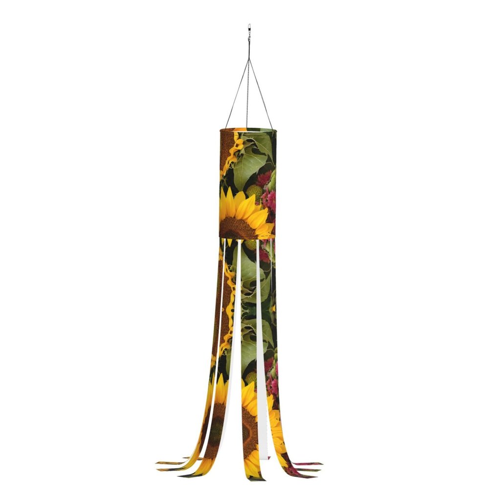 KDUBNJDS 40-Inch Halloween Windsock Flag, Cartoon Outdoor Hanging Decoration