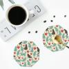 Happy Walking Kitty Coasters for Drinks, 4-Piece Set view 3