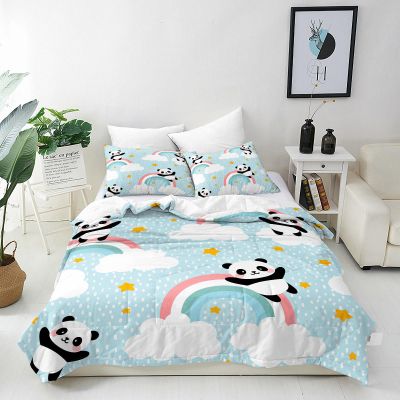 ANHOPE Panda Bedding Set 200 x 200 cm with 2 Pillowcases 65 x 65 cm