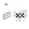 4-Piece Lot Waterproof 1000 mm 2020/2040 Aluminum Extrusion Profile, Silver or Black (Silver, 2040-1000 mm) view 2
