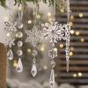 Snowflake Ornaments, Set of 5 view 3