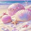 Brennora 5D Diamond Painting Kit, Colorful Shells, 40 x 50 cm view 1