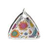Colorful Hand-Drawn Feather Foldable Long Tissue Box Cover view 3