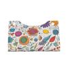 Colorful Hand-Drawn Feather Foldable Long Tissue Box Cover view 4