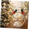 SOIMISS 8-Piece Christmas Reindeer Antler Headband Set with Faux Berries view 4