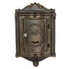 ZWQXZX Vintage Wall-Mounted Mailbox, Lockable, Bronze view 1