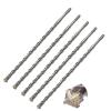 1-Pc. 1000 mm SDS-Plus Hammer Drill Bit, Carbide-Tipped Masonry Bit with Cross Tip, Extra-Long Bit for Concrete, Brick, and Stone (28 mm x 1000 mm) view 3