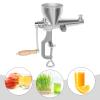 Manual Wheatgrass, Fruit and Vegetable Juicer, Stainless Steel view 3