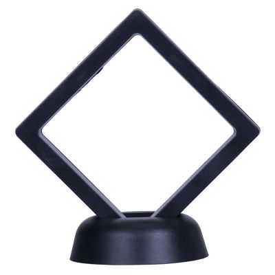 ZGXNYI 5-Pack Floating Display Frames, 7 x 7 cm, Black