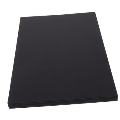 SEWACC 100-Piece A4 Black Origami Cardstock, 230 gsm