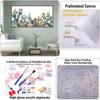 Large Paint by Numbers Kit for Adults, 100 x 200 cm, Succulents, DIY Craft Set with Brushes and Acrylic Paint, Unframed view 4