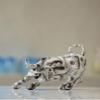 YOYUMI Colorful Wall Street Cow Statue, Resin Home Decor with US Dollar view 3