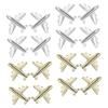 SEWACC 120-Piece Metal Airplane Push Pins for Bulletin Boards, Cards, Notes, Art, and Classrooms view 3