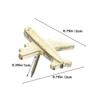 SEWACC 120-Piece Metal Airplane Push Pins for Bulletin Boards, Cards, Notes, Art, and Classrooms view 4