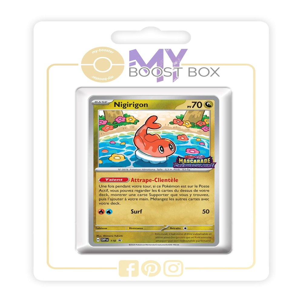 my-booster Pokémon Company SV06-FR-MB-SV118, Multicolor