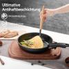 JEETEE 17-Piece Pots and Pans Set with Removable Handles, Nonstick, Induction-Compatible, Black view 4