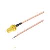 1-Piece RG178 RP-SMA Female PCB Pigtail Cable, 20 cm view 1