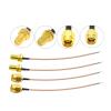 1-Piece RG178 RP-SMA Female PCB Pigtail Cable, 20 cm view 2