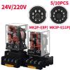 MK3P-I Mini Electromagnetic Relay, DC24V, 11-Pin, 5-Pack view 3