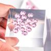 Light Pink Hotfix Rhinestones, Pink Glass 3D Nail Art Rhinestones, SS3–SS30, Crystal Nail, Non-Hotfix Decorations (Light Amethyst, SS34, 288 pcs) view 4