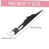 HONMEET Stainless Steel Fishing Line Knot Tool with Keychain view 2