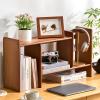 Extendable Wooden Desk Organizer Bookshelf view 2