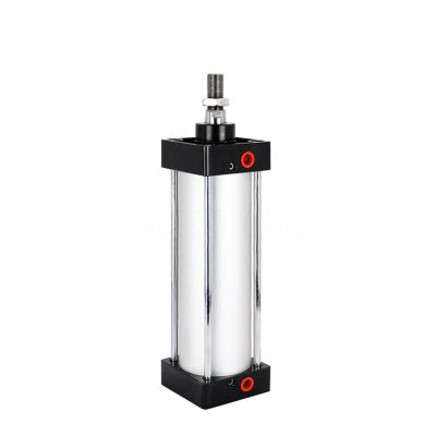 80 mm Bore Double-Acting Pneumatic Cylinder SC, 100/75/100/125/150/175/200/250/300 mm Stroke, 1 pc (350 mm Stroke)