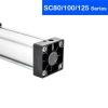 80 mm Bore Double-Acting Pneumatic Cylinder SC, 100/75/100/125/150/175/200/250/300 mm Stroke, 1 pc (350 mm Stroke) view 3