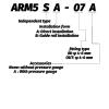EGTDSFGJA SMC-Type ARM5SA Mini Pressure-Reducing Valve Pressure Regulator ARM5SA-06-A ARM5SA-07-A ARM5SA-08-A (ARM5SA-07-A) view 4