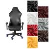Mswborml PU Gaming Chair Cover, Waterproof and Scratch-Resistant, Removable Universal Cover for Office and Racing Chairs, 2-Piece view 2