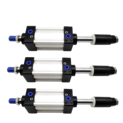 SUJ Pneumatic Cylinder, 80 mm Bore, Double-Acting, 0–300 mm Adjustable Stroke, 1 pc (Stroke 175–50)