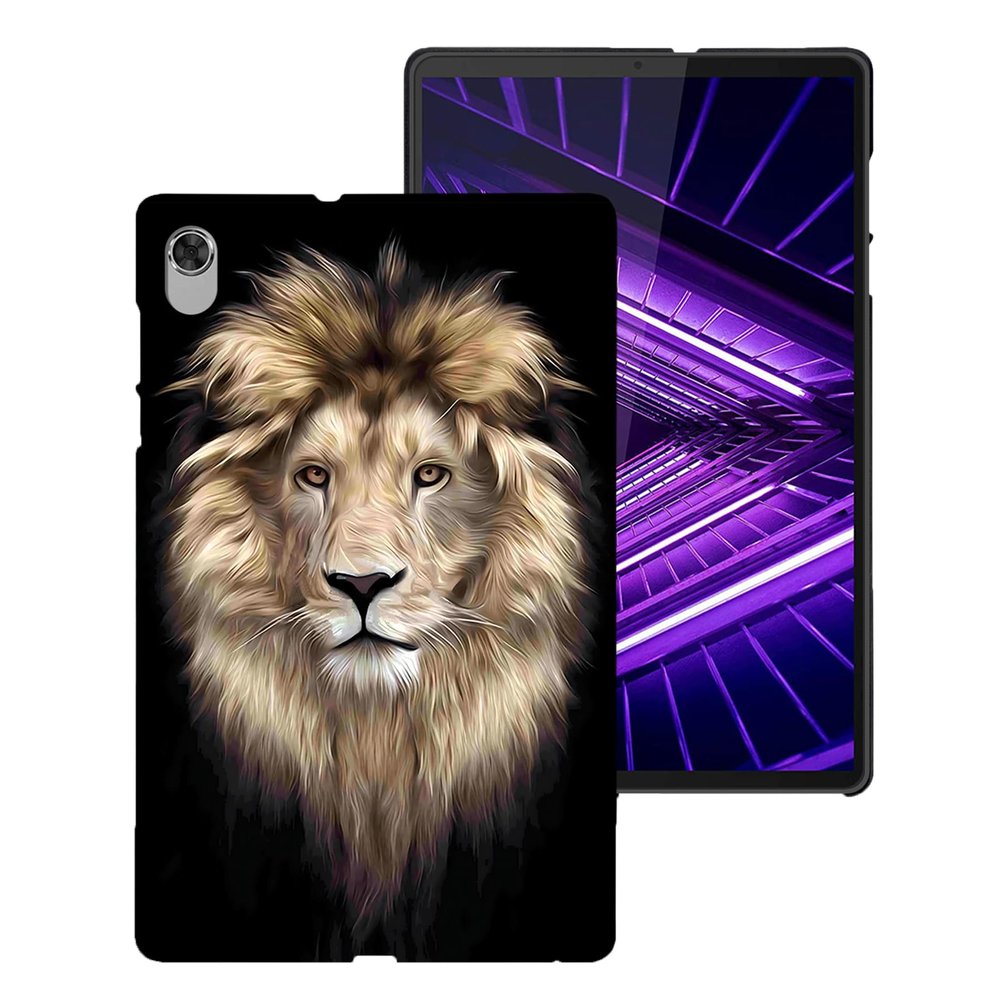 DayQiQiPu TPU Case for Lenovo Tab M10 FHD Plus 2020 10.3-inch TB-X606F/TB-X606X, Lion Design