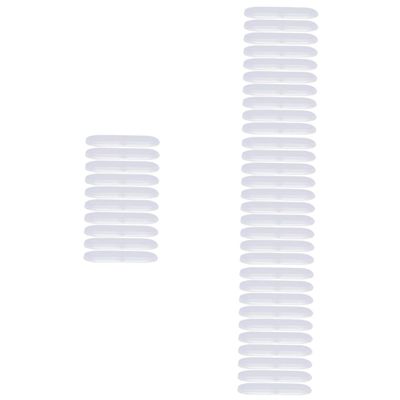 SEWACC 40-Pack Frosted Clear Pen Boxes with Lids