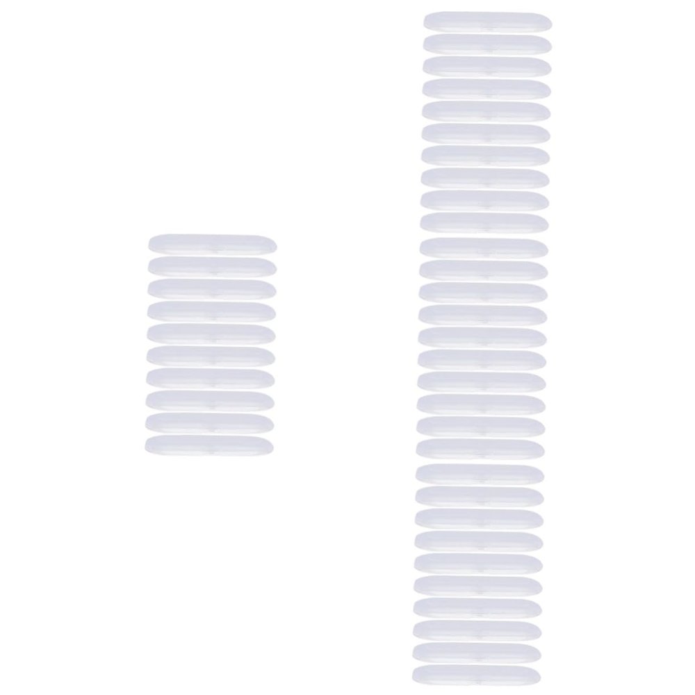 SEWACC 40-Pack Frosted Clear Pen Boxes with Lids