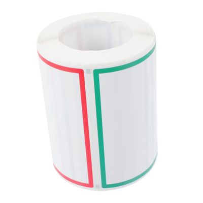 TOGEVAL White Name Tag Stickers, Self-Adhesive and Easy to Peel Off, for School and Camp