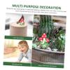 BCOATH Mini Mushroom Statues, 5-Piece Resin Set view 2