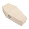 Gogogmee 4-Piece Hexagonal Halloween Coffin Wooden Storage Boxes for Candy view 2