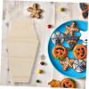 Gogogmee 4-Piece Hexagonal Halloween Coffin Wooden Storage Boxes for Candy view 4